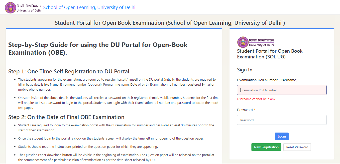 OBE Portal