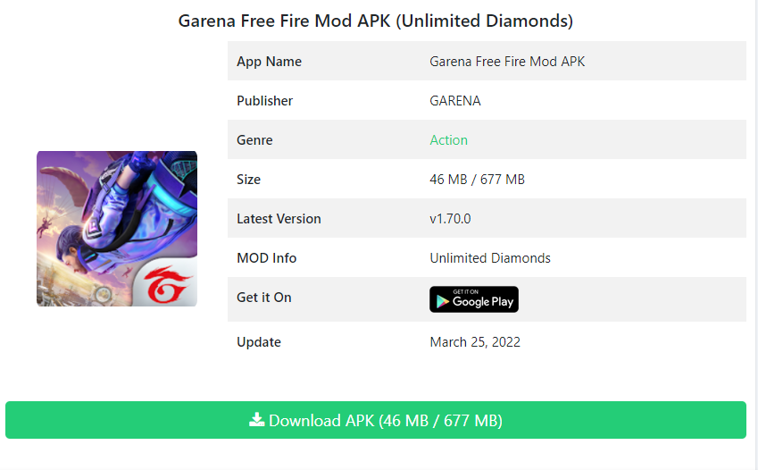 free fire mod apk download