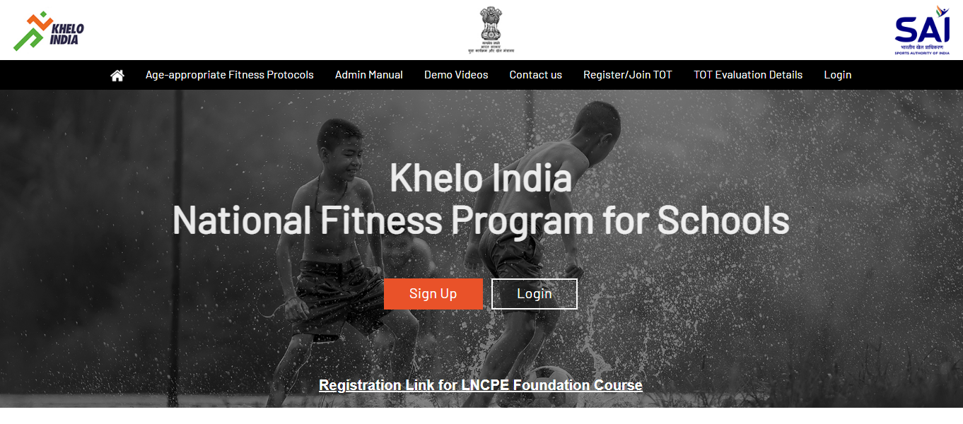 schoolfitness.kheloindia.gov.in Registration