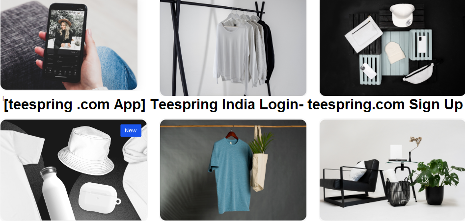 Teespring India Login